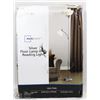 Image 1 : MAINSTAYS SILVER FLOOR LAMP WITH READING LIGHT