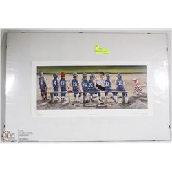 FRAMED  SIGNED AND NUMBERED #128/395 JOAN HEALEY