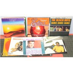 BOX OF LP'S INCL BEACH BOYS, CLASSIX NOUVEAU,