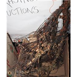 LOT OF WILLOW STARS AND HEARTS