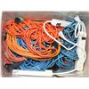 Image 1 : TOTE OF EXTENSION CORDS AND POWER BARS