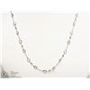 Image 2 : #22 -14KT WHITE GOLD SAPPHIRE NECKLACE