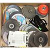 Image 1 : BOX FULL OF CUTOFF WHEELS, ZIPCUT
