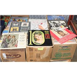 PALLET WITH 6 BOXES OF ASSORTED RECORDS