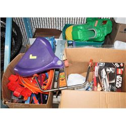 PALLET OF KIDS TOYS INCL HOT WHEELS, LITTLE TIKES,