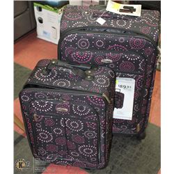 MILLENNIUM LUGGAGE 2PC SET,26 INCH SPINNER AND