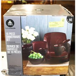 NEW HOMETRENDS 16PC DINNERWARE SET