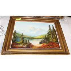 ORIGINAL LANDSCAPe OIL ON CANVAS BY PETER KASZONYI