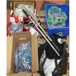 PALLET OF SWAGLOK TUBE FITTINGS INCL CARBON AND