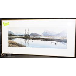 FRAMED, LTD EDITION PRINT SIGNED BY ARTIST (1988)
