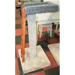 NEW CAT PLAY AREA WITH PERCH