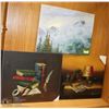 Image 1 : LOT OF 3 ASSORTED  CANVAS PICTURES