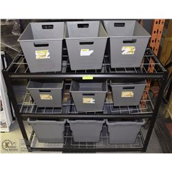9 BIN STORAGE ORGANIZER
