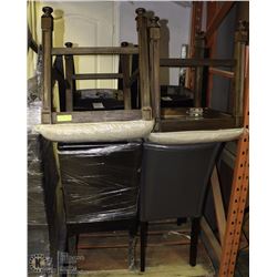FREIGHT DAMAGE:PALLET OF 8 SIDE CHAIRS