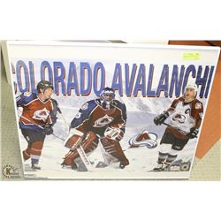 COLORADO AVALANCHE PICTURE 31"X26"