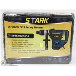 NEW STARK 1000WATT SDS HAMMER DRILL KIT