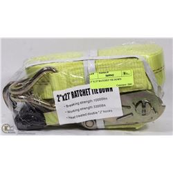 2" X 27'   HEAVY DUTY RATCHET TIE DOWN