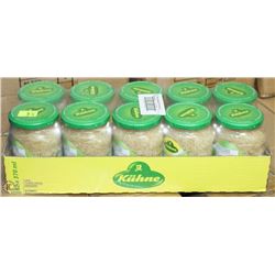 CASE WITH 10 JARS OF CELERIAC STRIPES