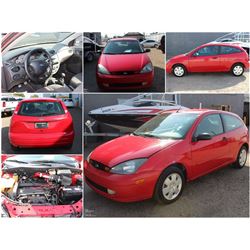 FEATURED ITEM: 2003 FORD FOCUS ZX3 LOT 301