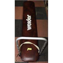 WEIDER INCLINED WORKOUT BENCH