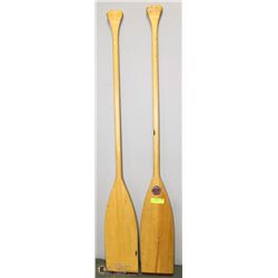 2 WOODEN PADDLES
