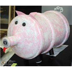 HANDCRAFTED PIGGY BANK MADE FROM A 5 GALLON