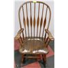 Image 1 : DARK WOOD ROCKING CHAIR