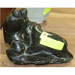 ESTATE INUIT SOAPSTONE FIGURINE