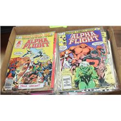COLLECTION OF ALPHA FLIGHT COMICS - CANADA'S TEAM