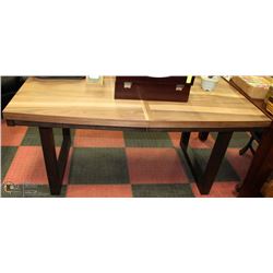 NEW RUSTIC WOOD STYLE KITCHEN TABLE ON CHOICE