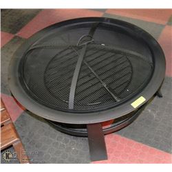 NEW 30 INCH FIRE BOWL WITH SCREEN AND POKER