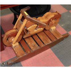 WOOD ROCKING MOTORCYCLE
