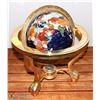 Image 1 : 16" GLOBE MADE WITH SEMI PRECIOUS STONES & SOLID