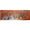 Image 1 : 23PCS GLASS AND POLISH CRYSTAL GLASSES AND MORE