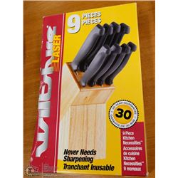 WILTSHIRE KNIFE BLOCK WITH KNIVES 9PCS