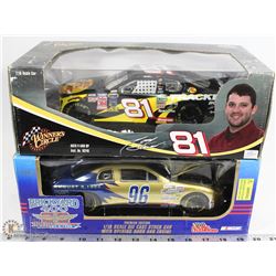 2 NASCAR 1:18 DIE CAST STOCK CARS