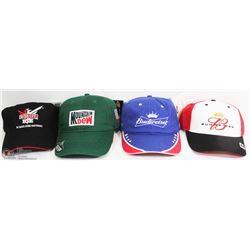 LOT OF 5 ASST COLOR NEW NASCAR BALL CAPS