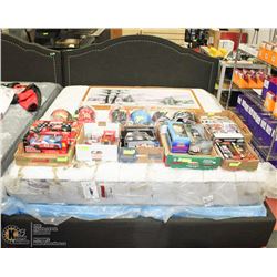 FREIGHT DAMAGE KING SIZE NAILHEAD BEDFRAME