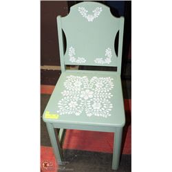 PAINTED WOOD CHAIR