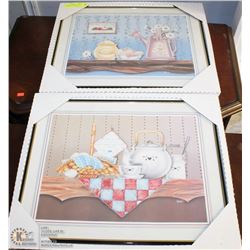 2 "WELCOME TO OUR HOME" AND LOVE FRAMED PICTURES