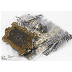 AMOUR ROCK HANDLES, HINGES & 1 LIGHT SWITCH COVER