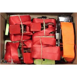 FLAT OF RATCHET STRAPS