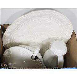 MADE IN JAPAN SOUP TUREEN, PLATTER AND MORE