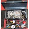 Image 1 : BLUE TOOL BOX W/ CONTENTS