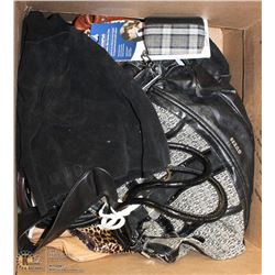 BOX OF ASSORTED DESIGNER PURSES