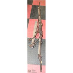 LOT OF ANTIQUE WAGON PARTS