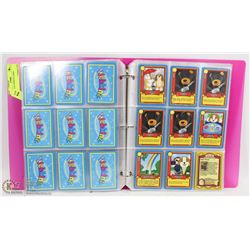 BINDER OF WEBKINS CARDS