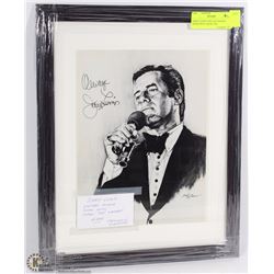 JERRY LEWIS VINTAGE DINNER SHOW MENU FROM THE