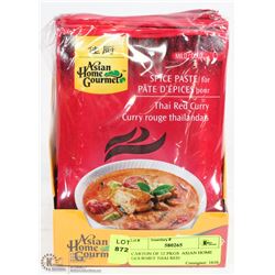 CARTON OF 12 PKGS  ASIAN HOME GOURMET THAI RED