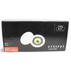 1 PAIR OF SYNERGY SERIES BY MA RADIO 65IC 6.5"